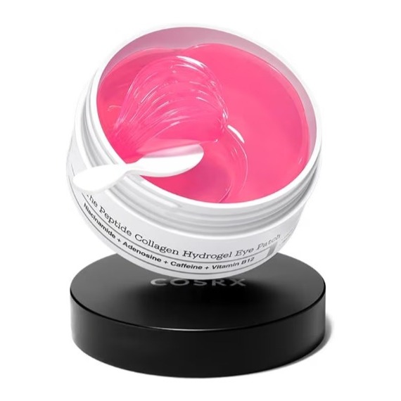 4.54.5 out of 5 stars(5,205) COSRX Pink Peptides Collagen Hydrogel Eye Patch for Puffy Eyes and Dark Circles, Under Eye Mask, 60 Under Eye Patches, Korean Skin Care Amazon's Choice 20K+ bought in past month thumbnail