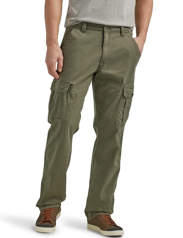 Wrangler Authentics Men's Relaxed Fit Stretch Cargo Pant Casual : Amazon.co.uk: Fashion thumbnail