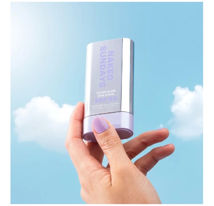 Amazon.com: Naked Sundays SPF 50 Clear Glow Sun Stick – Invisible, Unscented Face & Body Sunscreen for All Skin Types | Broad Spectrum, Quick & Easy Application, Travel-Friendly, 19g : Beauty & Personal Care thumbnail