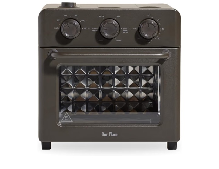 Our Place Wonder Oven | 6-in-1 Stainless Steel Air Fryer Toaster Oven Combo with Basket, Rack, Pan & Tray | Compact 13 QT Countertop Capacity - Toast, Roast, Bake, Reheat, Broil & Steam | Char  Amazon's Choice  2K+ bought&nbsp;in past month thumbnail