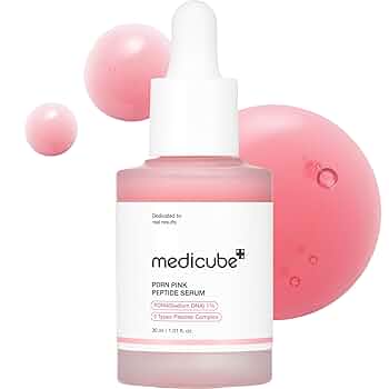 medicube Salmon DNA PDRN Pink Peptide Serum, Pink glow serum, Peptide, Niacinamide, Hydrating & Moisturizing & Firming, Uneven Skin Tone, Korean Skincare | 1.01 fl.oz. (1.01 fl.oz., Salmon DNA PDRN)  Amazon's Choice  50K+ bought&nbsp;in past month thumbnail