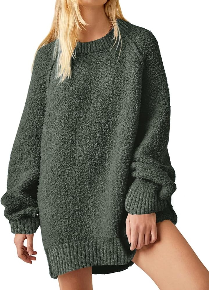 Women's Oversized Roll Neck Sweater Long Sleeve Chunky Knit Pullover Cozy Fall Winter Tops Casual Loose Knitwear(Brown,XS) at Amazon Women’s Clothing store thumbnail