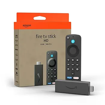 Amazon Fire TV Stick HD (newest gen), fast, affordable streaming in Full HD, TV Guide with Live TV, stream hundreds of thousands of films and TV episodes  4.64.6 out of 5 stars(10,502)  Amazon's Choice  5K+ bought&nbsp;in past month thumbnail