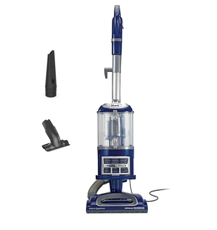 Shark Upright Vacuum, Navigator Lift-Away Deluxe with Large Dust Cup Capacity, HEPA Filter, Swivel Steering, Upholstery Tool & Crevice Tool, Blue, NV360 Amazon's Choice 30K+ bought in past month thumbnail