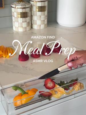 Meal Prep a snack with me on my new cutting board 🔪🥒 #lunchideas #snackideas #clearcuttingboard #cuttingboard #kitchenha