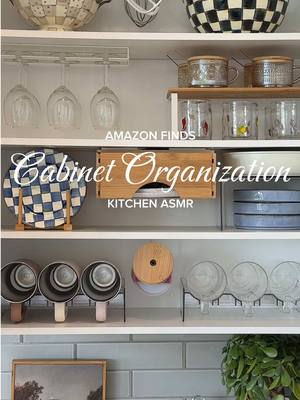Kitchen Cabinet Organization Restock 🕊️ love the drinking glasses, they’re just like the icon juice glasses 🥃🌞 #kitchenc