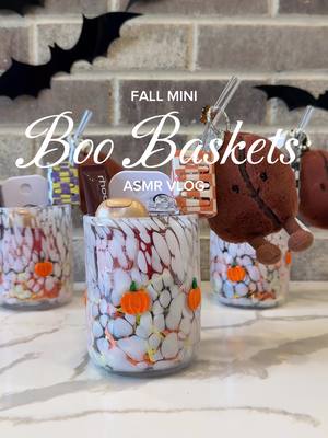 Making mini fall boo baskets for my sisters 🎃 #boobasket #fall2025 #boobasketideas #asmrvlog #giftideasforher 