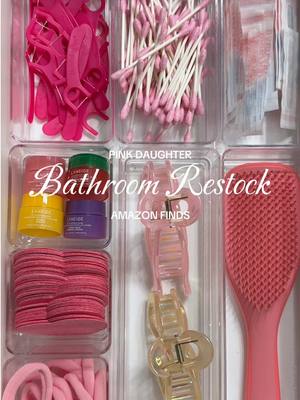 Restocking my daughters bathroom 🎀 #bathroomrestock #kidsbathoom #kidsbathroomrestock #homerestock #ramdomrestock #bathr