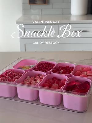 Valentine’s Day candy snack box restock ♥️ Which candy is your favorite? 🍬 #snacklebox #snackbox #candyrestock #snackres