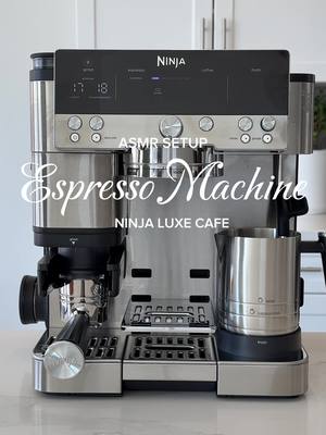 Iced latte recipe using the Ninja Luxe Café #ninjapartner #ninjaluxecafe #icedcoffeeathome #espressomachineunboxing #esp