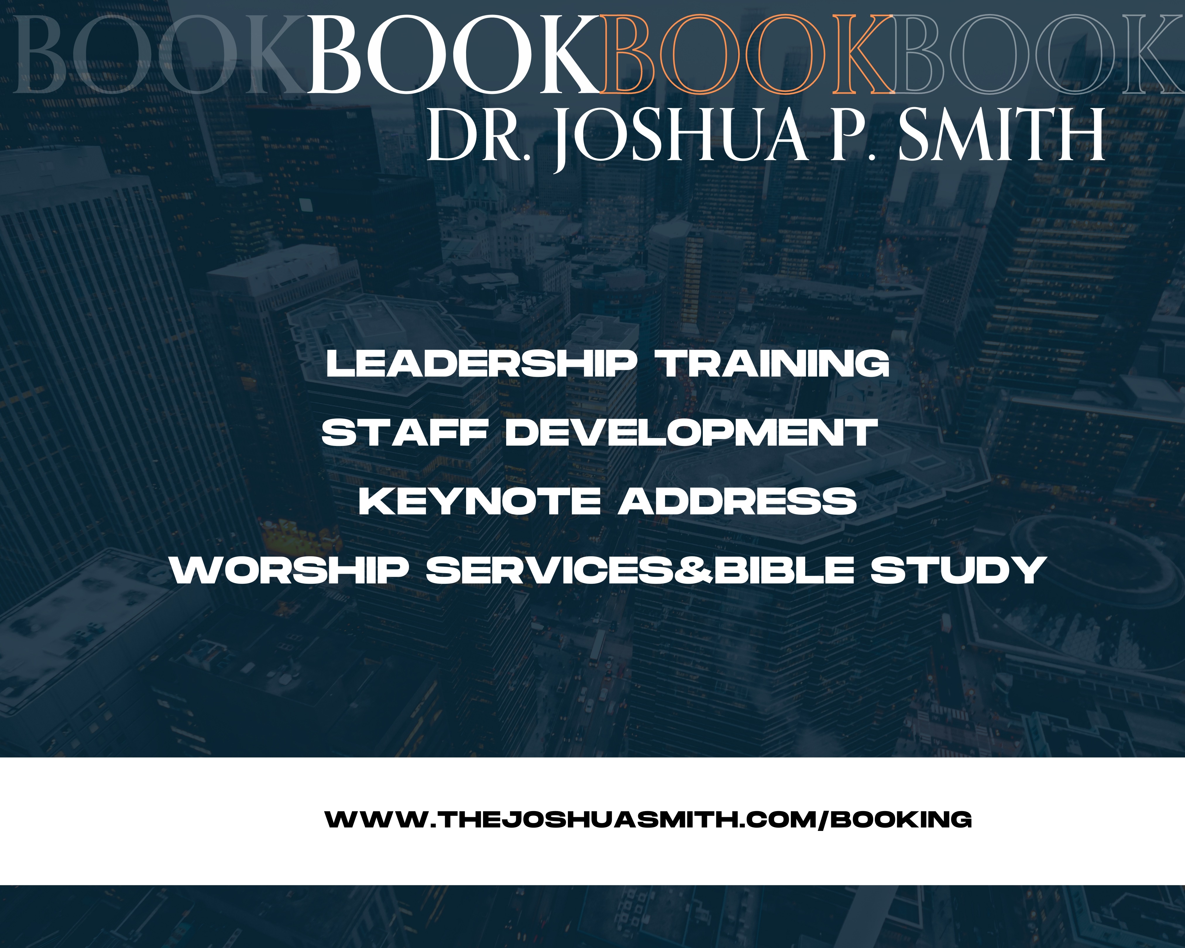 Book Dr. Joshua P. Smith For Your Next Event thumbnail