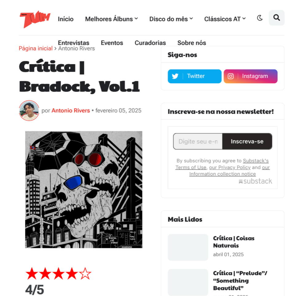 Crítica | Bradock, Vol.1 thumbnail