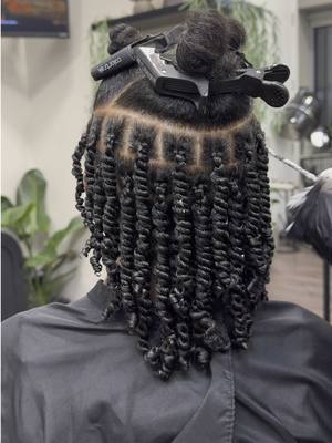 Two strand twist on natural hair is my favorite thing to do. 🥰 Wish more of my girls would do them!  #montcopahairstylis