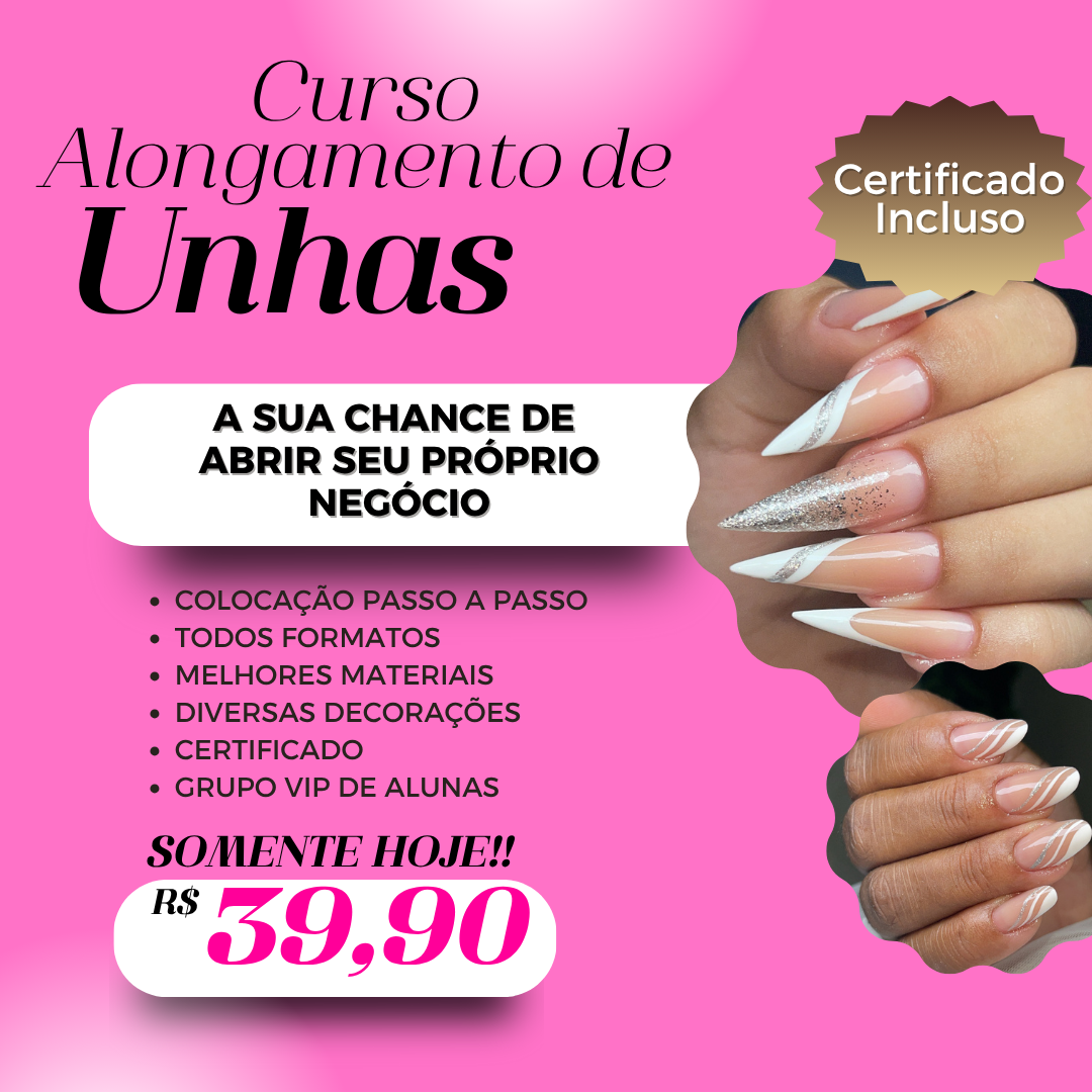Curso Alongamento de Unhas F1 e Fibra de Vidro thumbnail