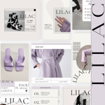LILAC PACK | Templates Canva thumbnail