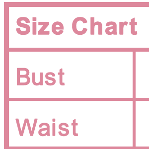 size charts thumbnail