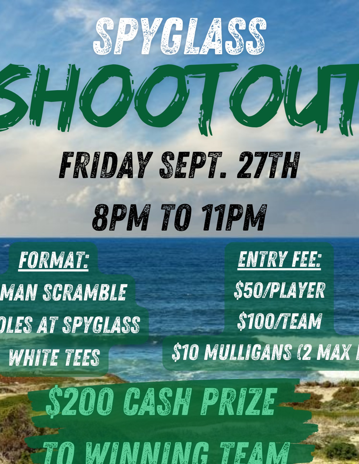 Spyglass Shootout Individual Fee - X-Golf Katy thumbnail