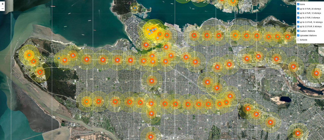 Interactive BC Tansit Upzonings Map thumbnail