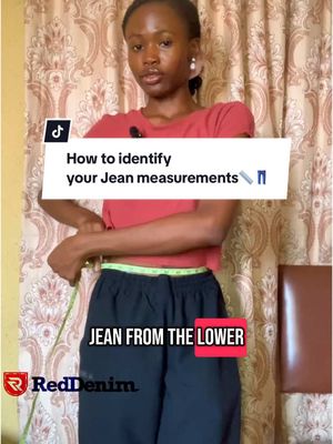 Your jean measurements is very much important, it’s the first step in the purchase of a jean💯 If you want to place an or