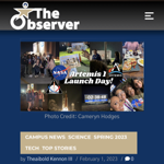 📰 Featured in the UIS Observer "NASA INVITES UIS STUDENT TO WATCH HISTORY TWICE" | February 2023 thumbnail