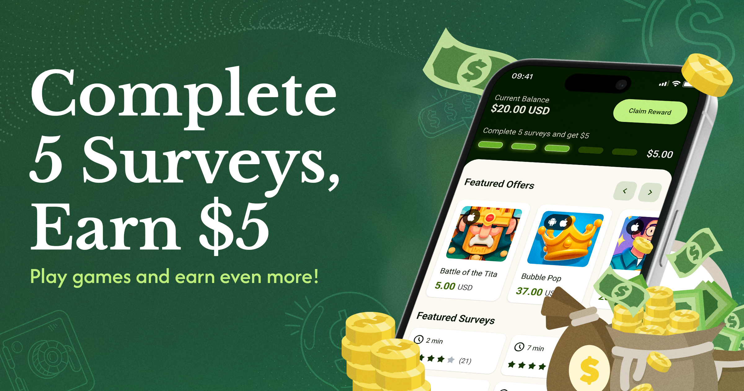FiveSurveys: Earn $5 for Every 5 Surveys you complete thumbnail