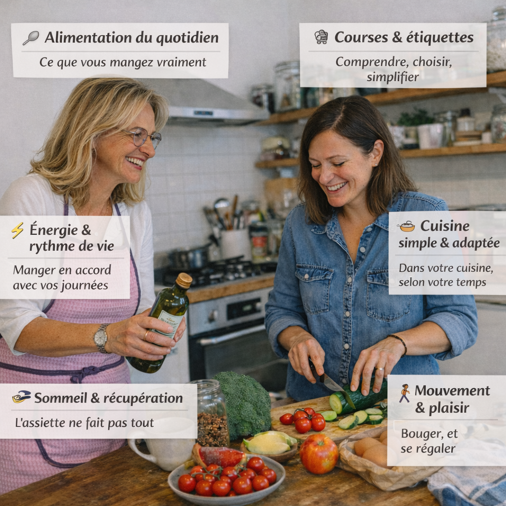 ACCOMPAGNEMENTS INDIVIDUELS DE NUTRITION SANTE • Entretien decouverte offert • thumbnail