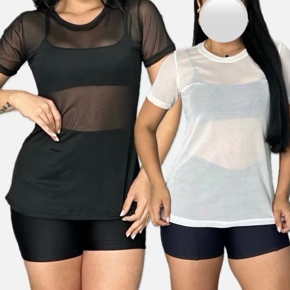 kit de blusinhas de tule fitness thumbnail