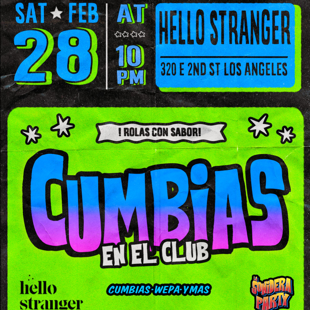 Cumbias En El Club (SAT FEB 23) La Sonidera Party thumbnail