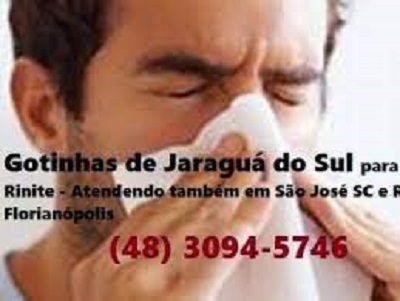Gotinhas de Jaraguá do Sul para sinusite e rinite thumbnail