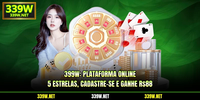 399W - Plataforma Online 5 Estrelas, Cadastre-Se E Ganhe R$88 thumbnail