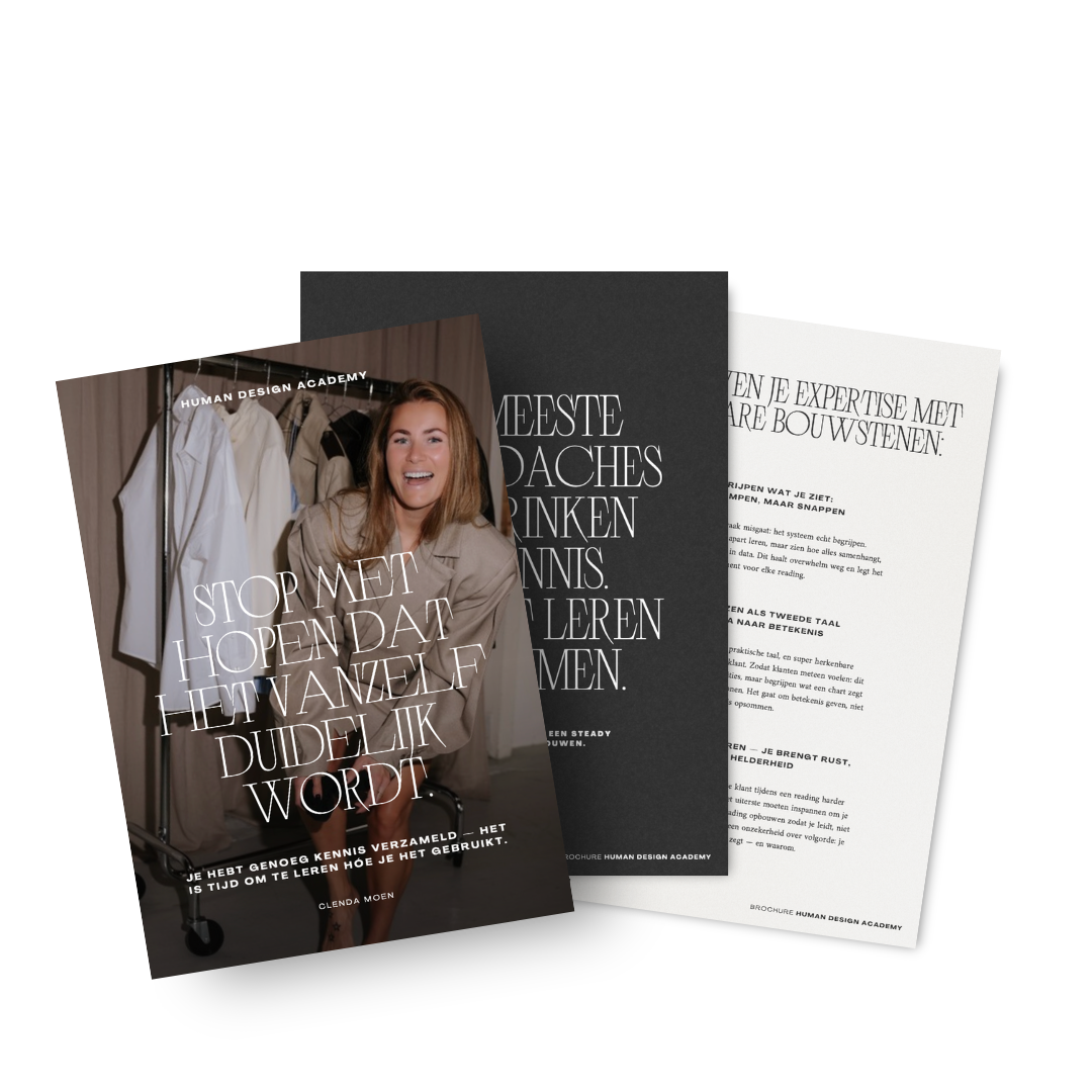 Gratis brochure: ontdek de 6 bouwstenen die je nodig hebt om Human Design te masteren  thumbnail