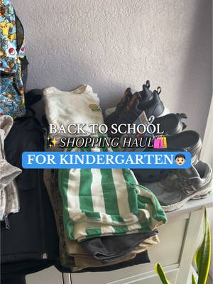 OUR COVID BABIES ARE GOING TO KINDER THIS YEAR🥹😭 — everything I got for back to school for my son 💙👦🏻 and no I’m not oka