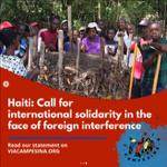 Haiti: Call for international solidarity in the face of foreign interference thumbnail