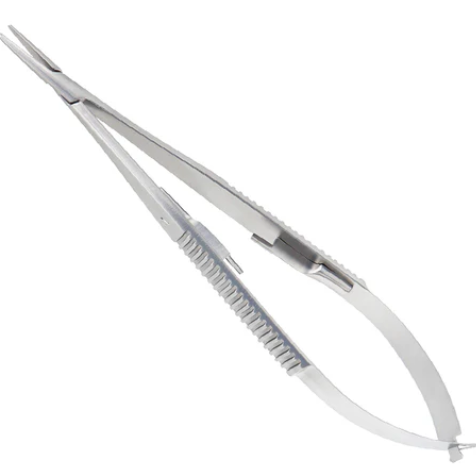 Castroviejo Micro Needle holder, straight, 1.0 x 12 mm, with lock, overall length 14 cm thumbnail