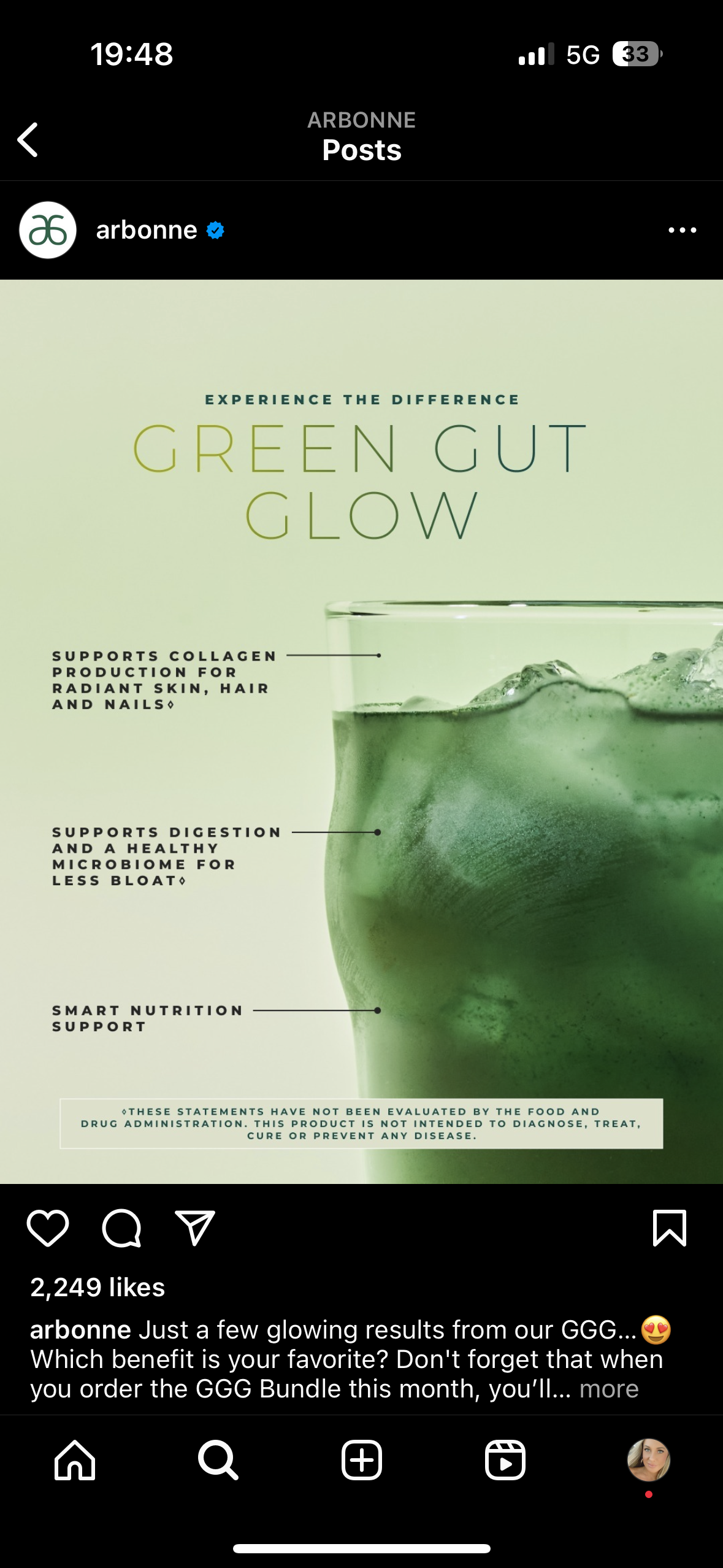 Green Gut Glow (Greens, Probiotics & Collagen) thumbnail