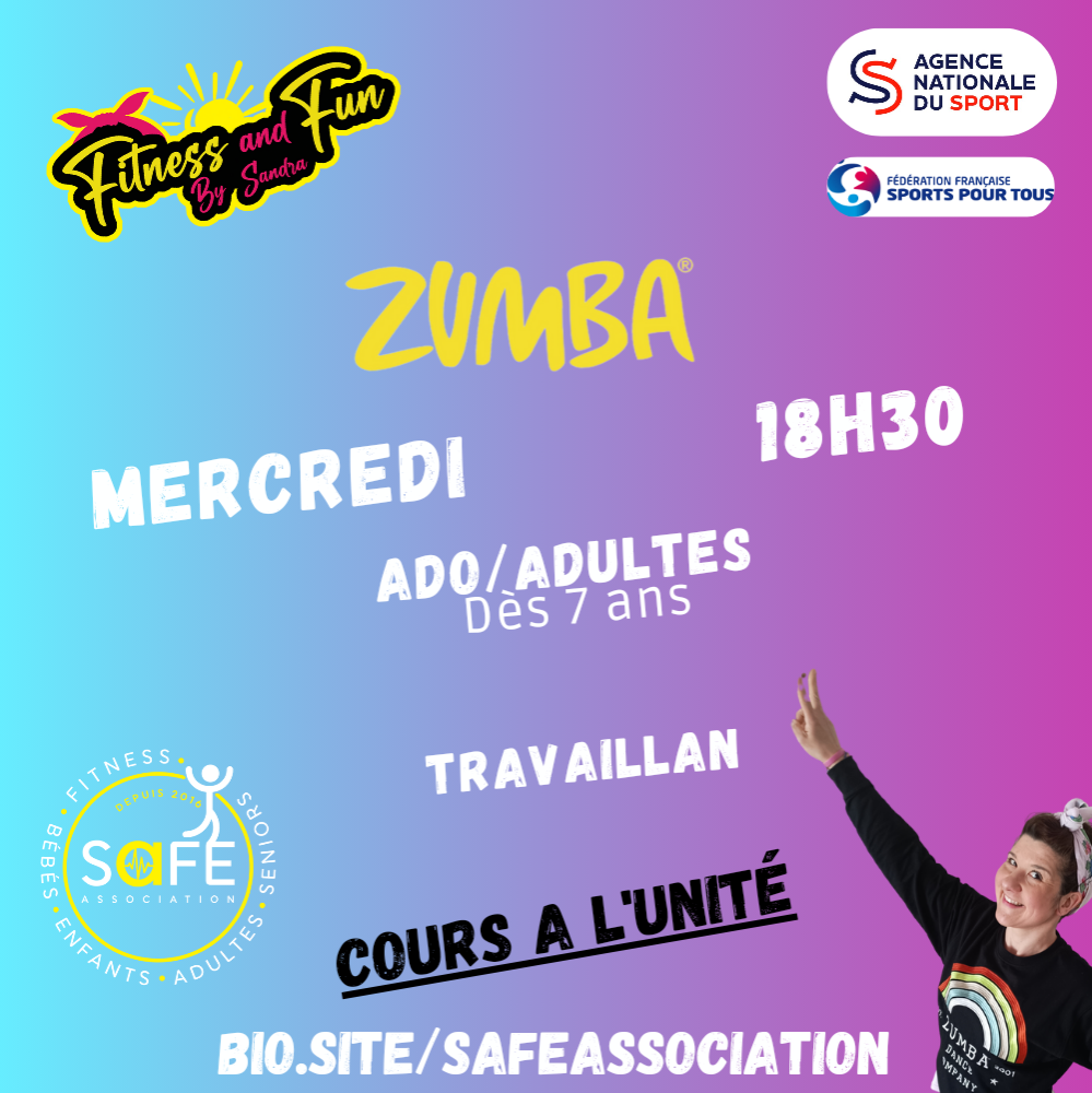Réservez votre cours Zumba® à l'unité ! C'est ici ! Le mercredi à 18h30 à Travaillan thumbnail