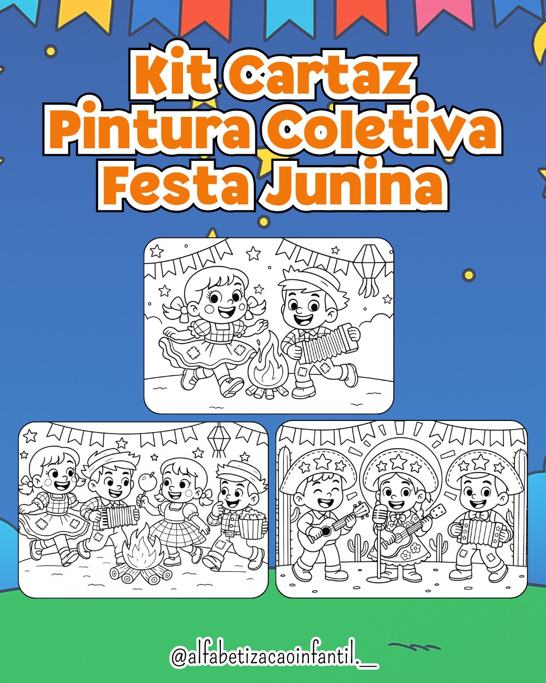 Cartaz Colaborativo Festa Junina  thumbnail