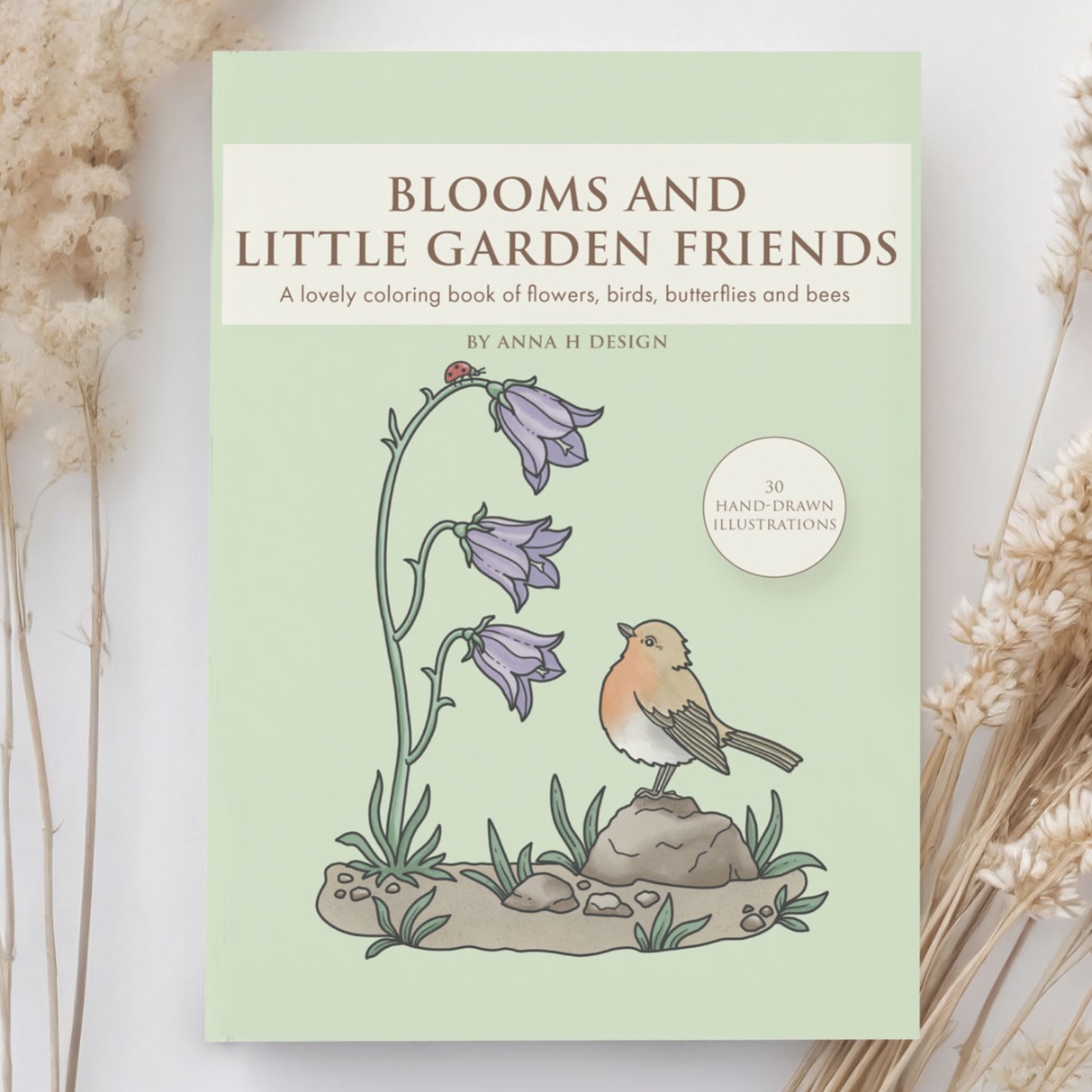 Blooms and Little Garden Friends: A lovely coloring book  thumbnail