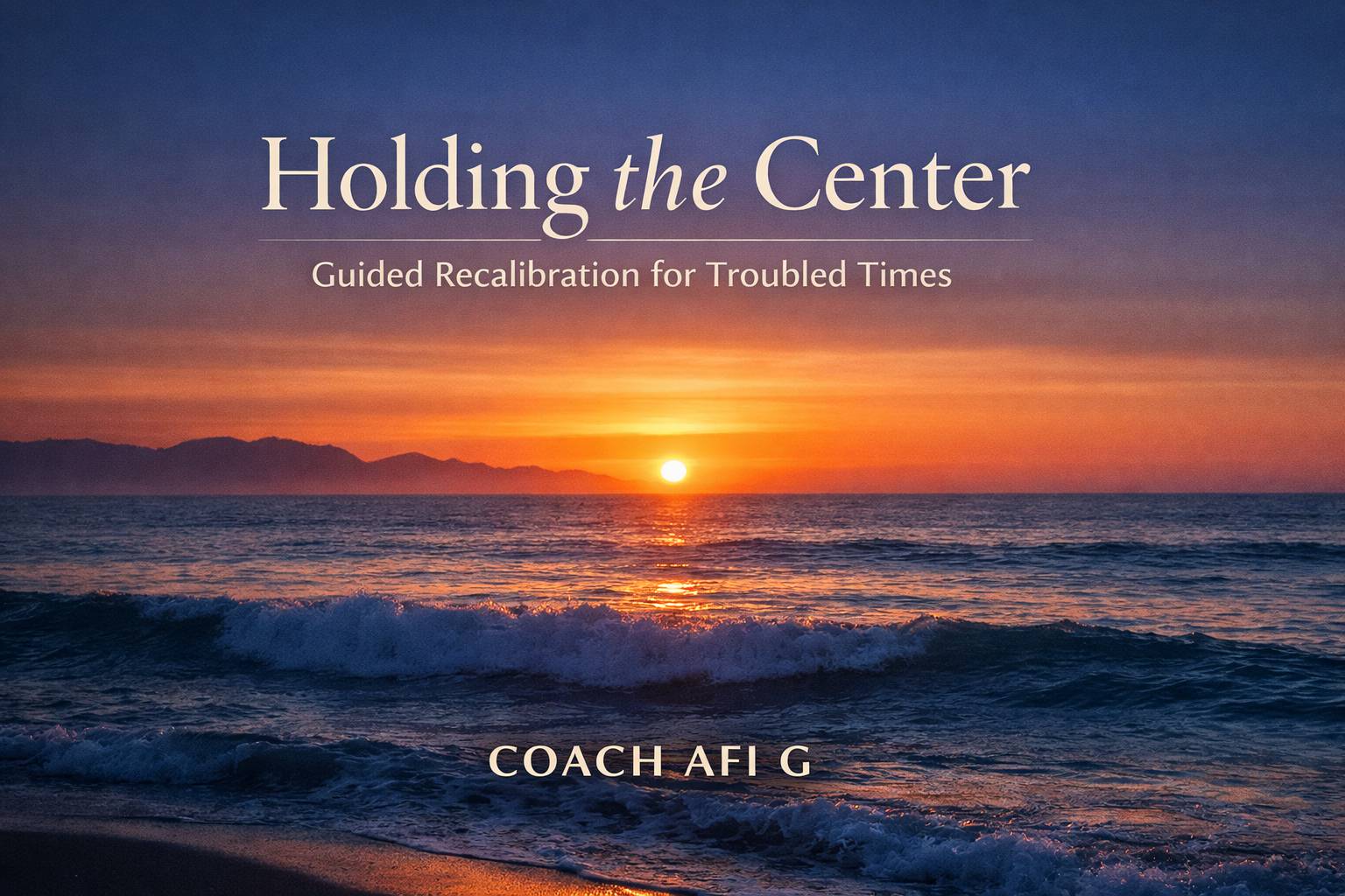 Free Guided Meditation- Holding the Center:  For Stressful & Divided Times thumbnail