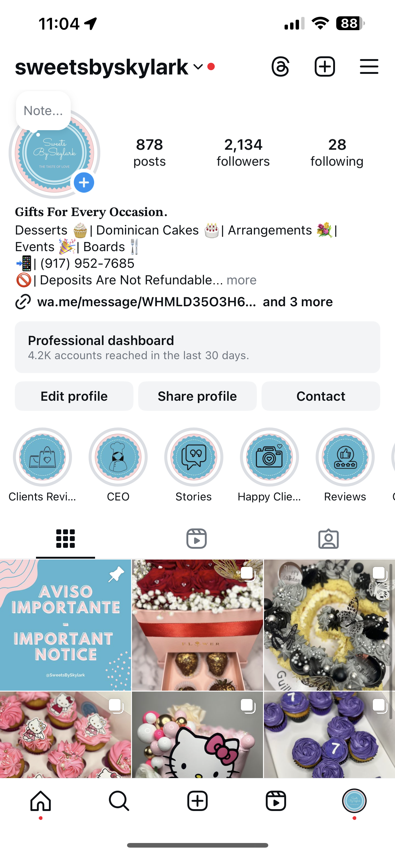 Sweets By Skylark | My Business 👩🏻‍🍳 thumbnail