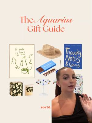 Happy #aquarius season ♒️ Explore this wishlist on Sortd now. #aquariusgirl #birthdaygifts #giftguide #giftsforher #wish
