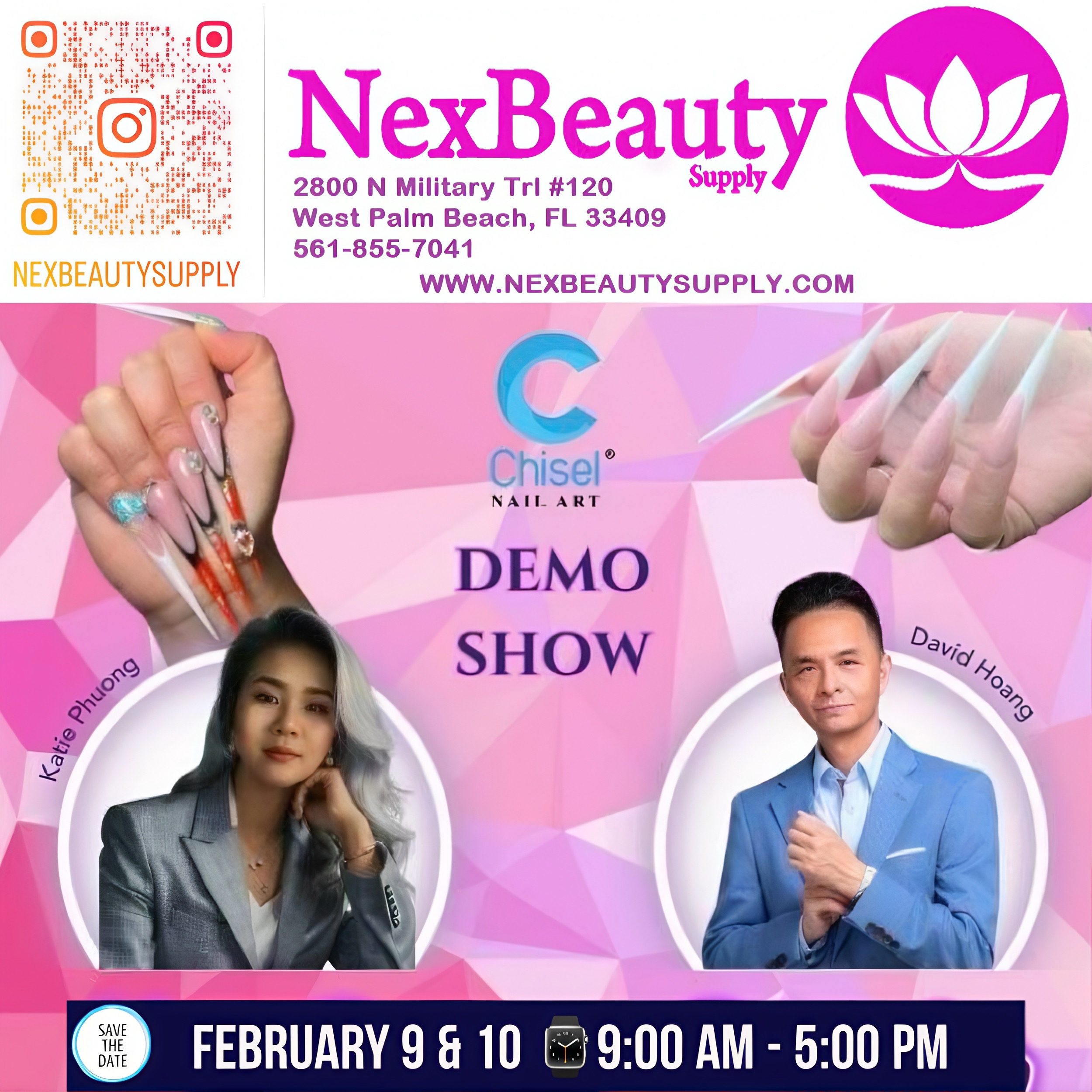 Chisel Demo Show @NexBeautySupply on Feb 9 & 10 thumbnail