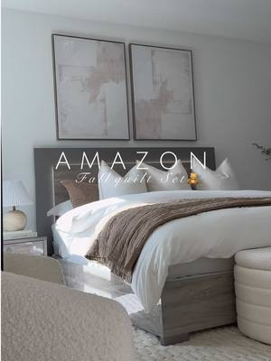 Fall bedding decor🧸🧦🤎| Link in my bio —Amazon Storefront🔗 Bring fall into your bedroom with the perfect cozy touch🍂. Thi