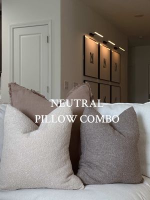 Luxe textured pillow covers on a budget!🤎🧸🍄‍🟫| LINK IN MY BIO AMAZON STOREFRONT🔗~ these pillow covers instantly upgrade 
