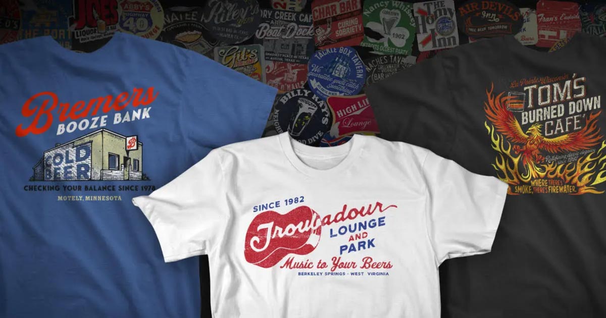 Dive Bar Clubs Shirt - EVE Vintage thumbnail