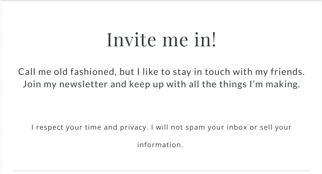 Newsletter Sign Up thumbnail