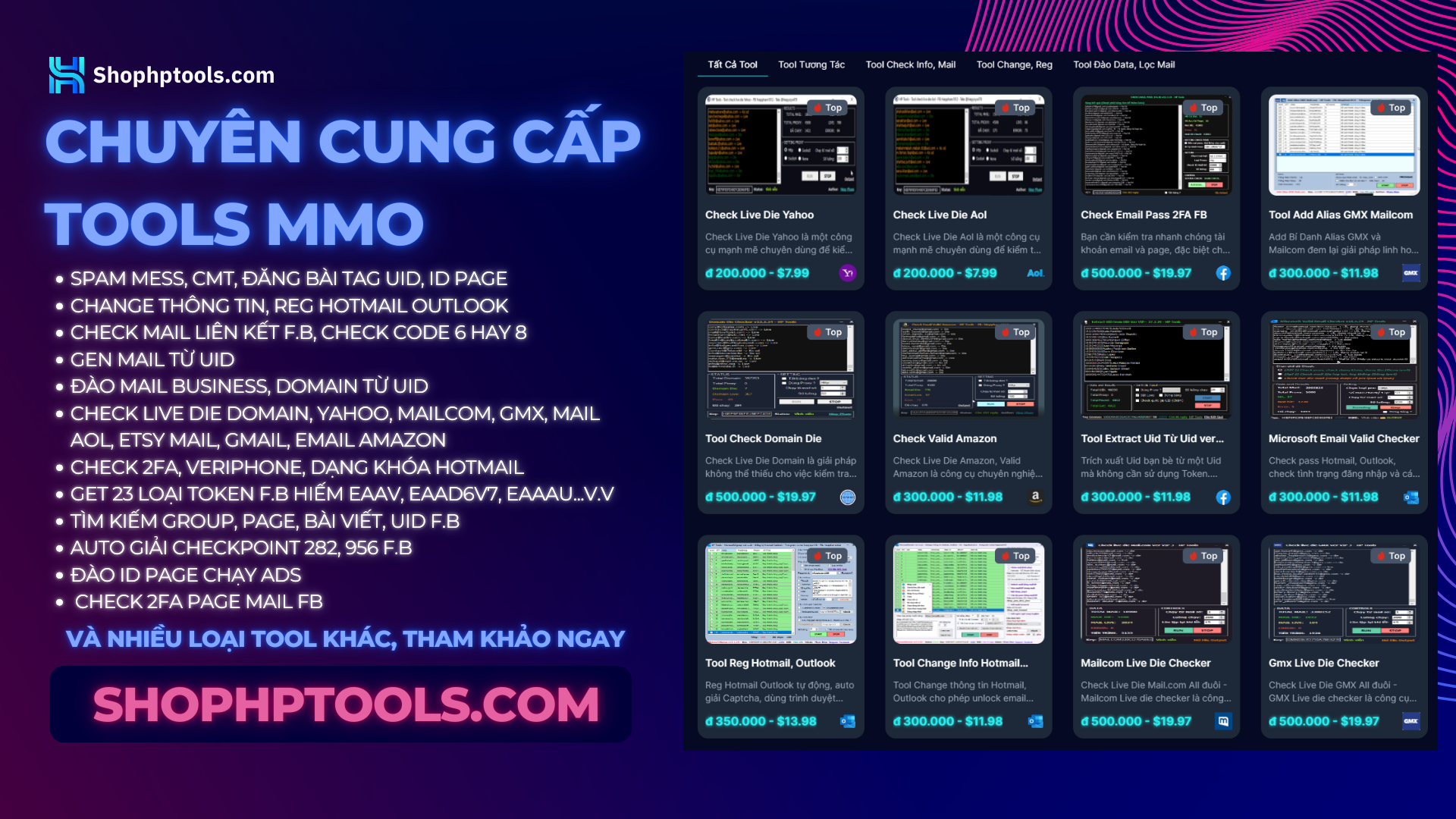 HP Tools - Cung Cấp Tools MMO, Phần Mềm MMO, Tool MMO, Giải Pháp MMO & MMO Software Hàng Đầu thumbnail