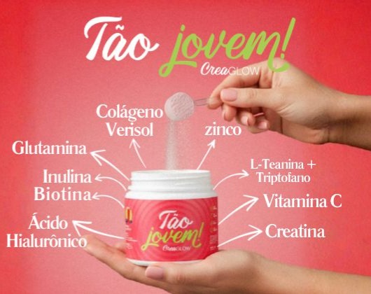 Creaglow | A sua creatina Tão Jovem! – O tempo não te envelhece. É o cansaço que faz isso. thumbnail