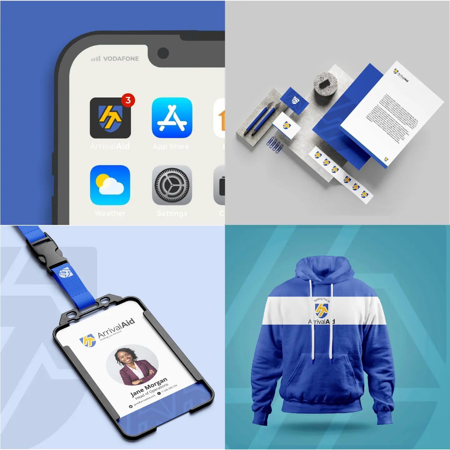Here's a look at some of the designs for ArrivalAid; a social service agency in Canada dedicated to enhancing the lives 