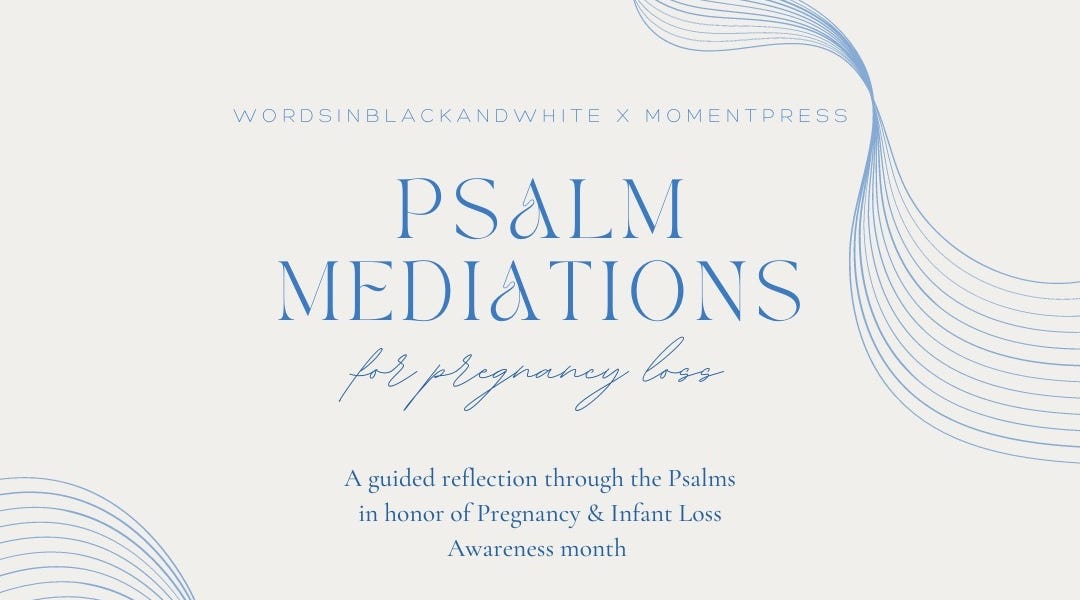 Psalm Meditations for Pregnancy Loss thumbnail
